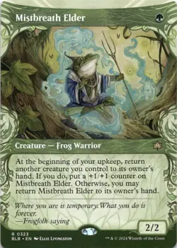 Mistbreath Elder SHOWCASE Bloomburrow Magic MTG NM - Image 1
