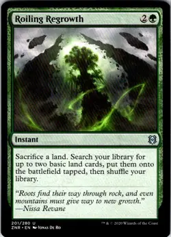 Magic | ZNR | Roiling Regrowth | 201 | Normal | NM - Image 1