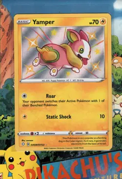 Pokemon TCG Yamper SV039/SV122 Shining Fates: Shiny Vault Holo NM/M - Image 1