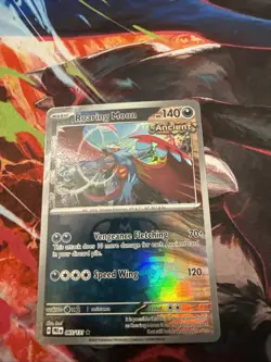 Roaring Moon (Reverse Holo Master Ball Pattern) 065/131 Prismatic Evolutions - Image 1