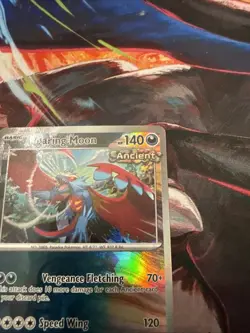 Roaring Moon (Reverse Holo Master Ball Pattern) 065/131 Prismatic Evolutions - Image 4