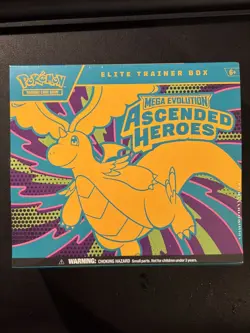 Pokemon Ascended Heroes Elite Trainer Box ETB SEALED, small tear, fast shipping - Image 1