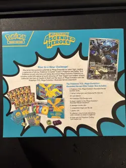 Pokemon Ascended Heroes Elite Trainer Box ETB SEALED, small tear, fast shipping - Image 2