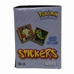 Pokemon Stickers Series 1 One Box Artbox 30 Packs Open Box 1999 Vintage Y2K 601139116206 - Image 2