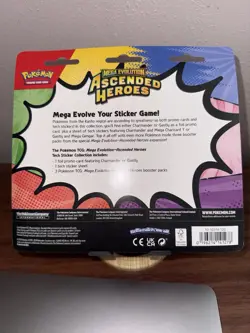 Pokemon TCG Ascended Heroes Tech Sticker Collection Charmander |BRAND NEW SEALED - Image 4