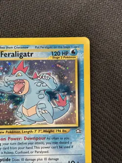 Pokemon TCG Neo Genesis Feraligatr 5/111 Unlimited Holo Rare NM - Image 3