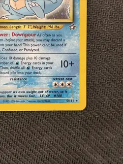 Pokemon TCG Neo Genesis Feraligatr 5/111 Unlimited Holo Rare NM - Image 4