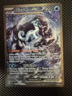 Pokemon TCG Chien-Pao EX 261/193 SIR Paldea Evolved NM - Image 2