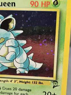 Nidoqueen 🌀SWIRL🌀 12/130 - Pokemon - Base Set 2 - Holo Rare - LP - Image 2