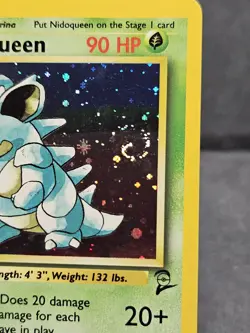 Nidoqueen 🌀SWIRL🌀 12/130 - Pokemon - Base Set 2 - Holo Rare - LP - Image 5