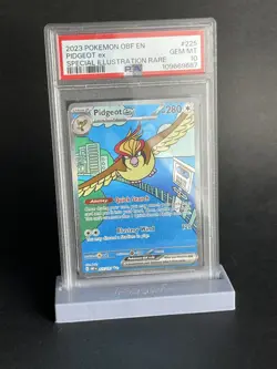 Pokemon Pidgeot ex 225/197 Obsidian Flames Holo Illustration Rare PSA 10 - Image 1