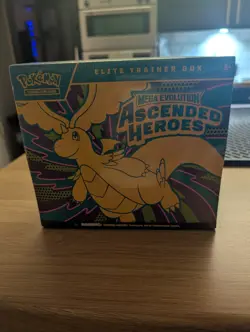 Pokemon Ascended Heroes TCG ETB Elite Trainer Box New Sealed and In Hand - Image 1