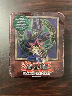 Yugioh 2003 Dark Magician Collectors Tin Factory Sealed - Image 1