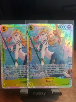 (2x NAMI SRs) One Piece EB-03 Nami EB03-053 - SR English Heroines Edition - Image 1