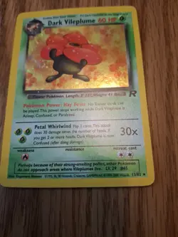 DARK VILEPLUME HOLO - 30/82 - Team Rocket - Rare - Pokemon Card - NM - Image 1