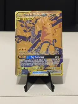Pokemon TCG Pikachu & Zekrom GX Sun & Moon SM248 Holo Promo Card - Image 2