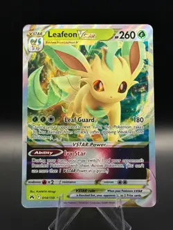 Leafeon Vstar 2023 Crown Zenith Full Art Ultra Rare Pokemon Card 014/159 (NM) - Image 1