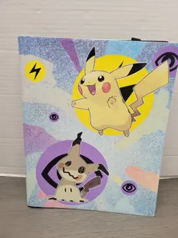Pokemon Ultra Pro 9 Pocket Portfolio Pikachu and Mimikyu Holds 360 Cards - Image 1