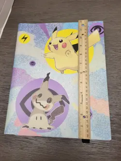 Pokemon Ultra Pro 9 Pocket Portfolio Pikachu and Mimikyu Holds 360 Cards - Image 3