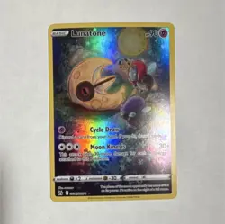 Pokemon Lunatone SV048/SV072 Holo Basic Psychic Card English 2023 - Image 1