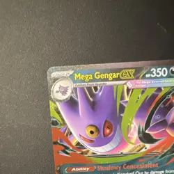 Pokemon Mega Gengar EX Full Art Holo Ultra Rare Card 056/094 - Image 3