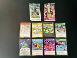 NeoPets Card Bundle – 8 Opened + 2 Unopened Return of Dr. Sloth Booster Packs - Image 1