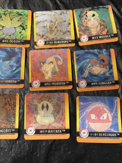 Lot of 15 Pokemon Artbox 1999 Premier Edition Action Flipz 3D Cards Snorlax - Image 3