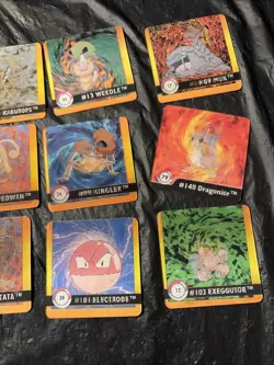 Lot of 15 Pokemon Artbox 1999 Premier Edition Action Flipz 3D Cards Snorlax - Image 4