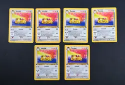 6 NM/LP+ Persian 1st Edition Jungle Set 42/64 Pokemon Cards - Image 1