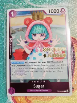 Sugar Judge Pack Vol. 6 One Piece Promo Card OP10-065 - Image 1