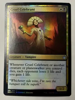 Cruel Celebrant -Foil M/NM MTG War of the Spark - Image 1
