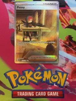 Pokemon TCG Penny Scarlet & Violet Base Set 252/198 Holo Special Illustration - Image 1