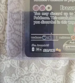 Pokemon Team Rocket's Mewtwo EX 231/182 Special Illustration Rare Full Art DRI - Image 5