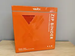 🔥 SV3 Vault X 12 Pocket Exo-Tec Zip Binder Obsidian Flames Pokemon TCG 480 - Image 1