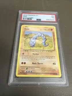 2016 Pokemon XY Evolutions #61 Onix PSA 7 Slab Graded Card - Image 4