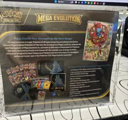 Pokemon Center ETB Mega Evolution Lucario Elite Trainer Box (With Acrylic Case) - Image 5