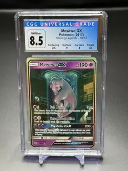 Pokemon Mewtwo GX 78/73 Shining Legends Secret Rare Alternative Art CGC 8.5 - Image 3