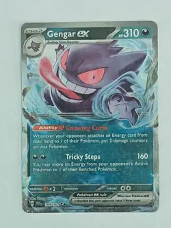 Gengar EX 104/162 Temporal Forces Ultra Rare Pokemon 2024 Pokemon TCG NM - Image 1