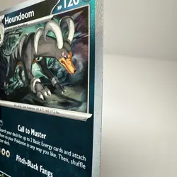 Pokemon Houndoom (Master Ball Pattern) 063/131 Sv: Prismatic Evolutions Holo - Image 5
