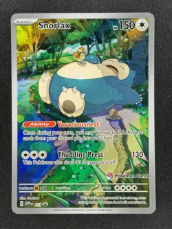 Snorlax 051 PC STAMP Pokemon SVP Scarlet Violet Promo 2023 LP 🔥🔥🔥 - Image 1