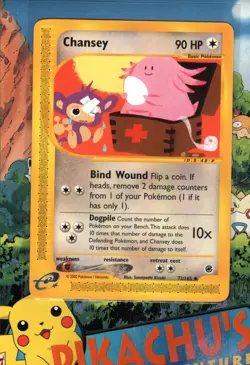 Pokemon TCG Chansey 72/165 Expedition Non Holo NM - Image 1