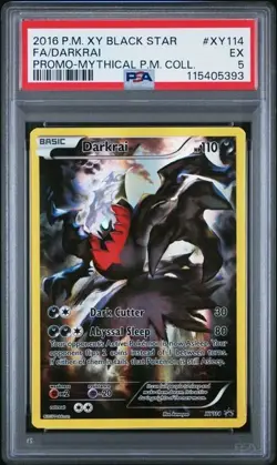 🔥 2016 Pokemon XY Black Star Promo Darkrai Full Art #XY114 Excellent - Image 1