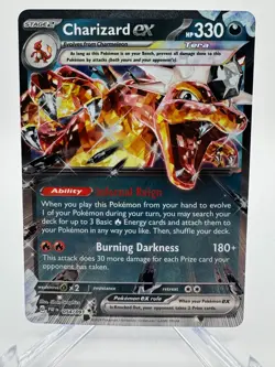 Charizard EX Double Rare 54/91 Paldean Fates Pokemon TCG - Image 1