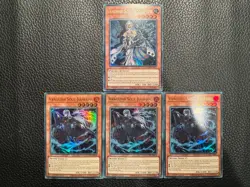YuGiOh Euro English Vanquish Soul Jiaolong X3 + Hollie Sue X1 (UR) (NM) - Image 1