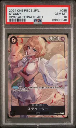 Stussy SR OP07-085 Parallel Japanese ONE PIECE 500 Years in Future PSA 10 - Image 1