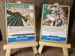 OP01-088 Desert Spanda 2k & OP01-090 Baroque works 5 card reveal + add to hand! - Image 1