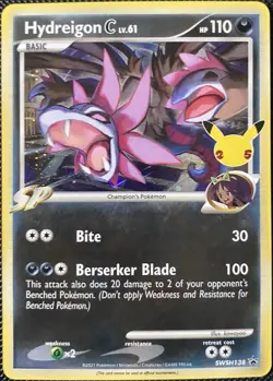Hydreigon C lv.61 SWSH138 SWSH: Sword & Shield Promo Cards Holo Pokemon Card NM - Image 1