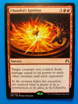 MTG 1x Chandra's Ignition # 137 Origins Modern Magic the Gathering Card x1 MP - Image 1