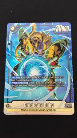 Dragon Ball Super Fusion World Card Great Ape Baby FB04-104 Alternate Art - Image 1