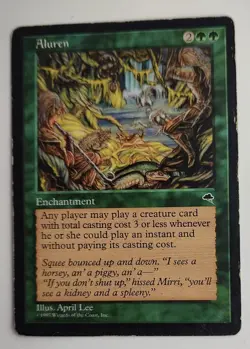 Aluren MP MTG Magic the Gathering Tempest Reserved List - Image 1
